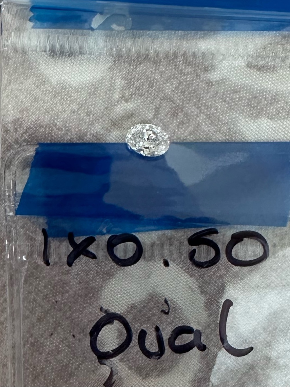 0.5 carat oval lab diamond